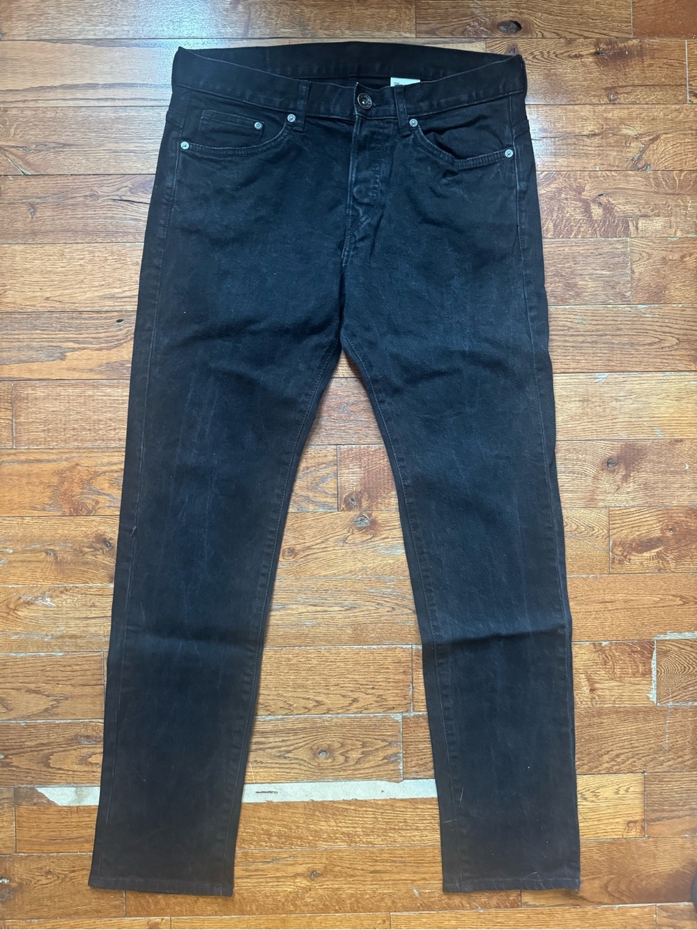 H&M Black Slim Chinos for Men